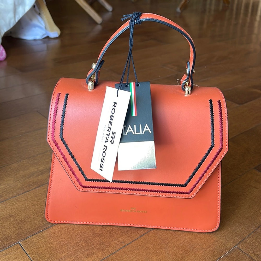 Roberta Rossi Florence Bag in Papaya